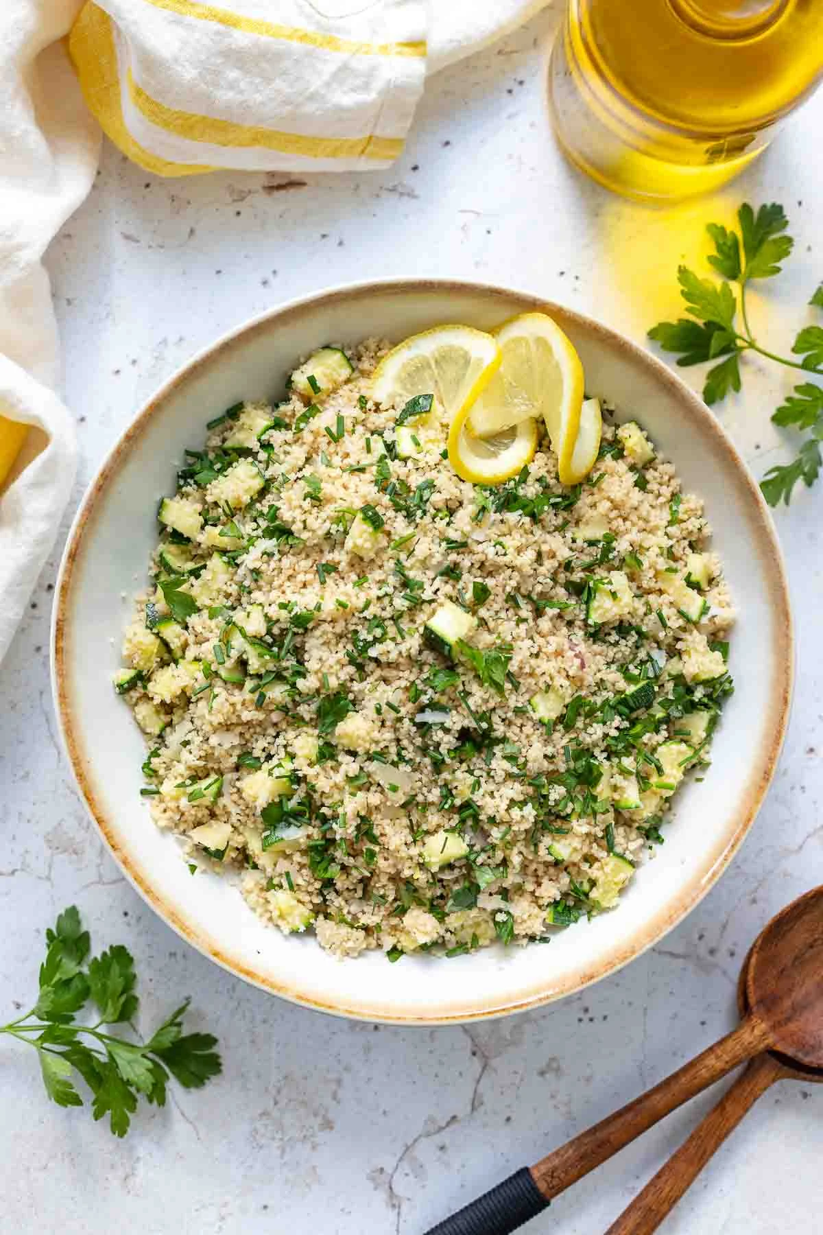 Простой рецепт кускуса с цукини