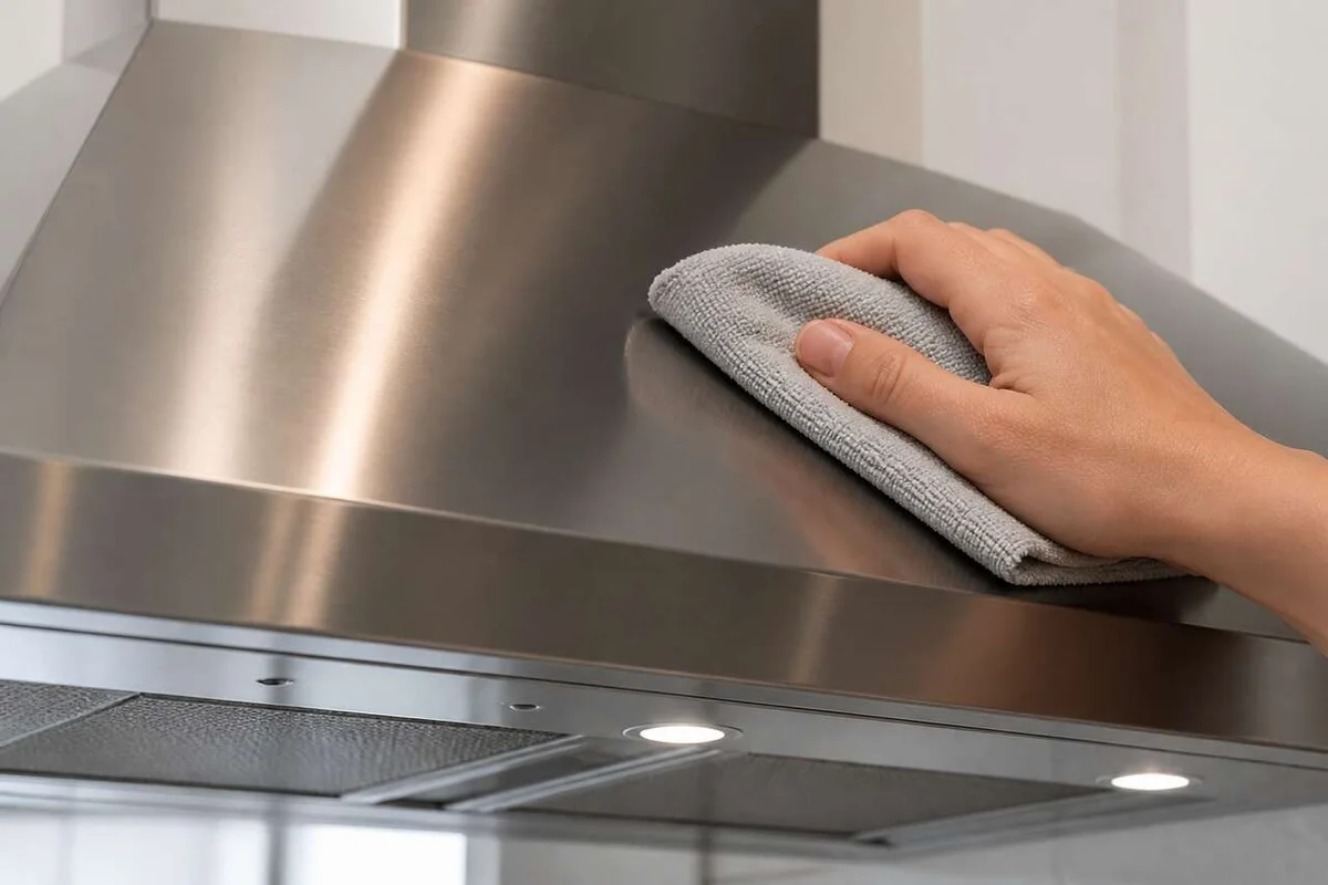 Как эффективно чистить inox-кухонные вытяжки: 5 простых советов
